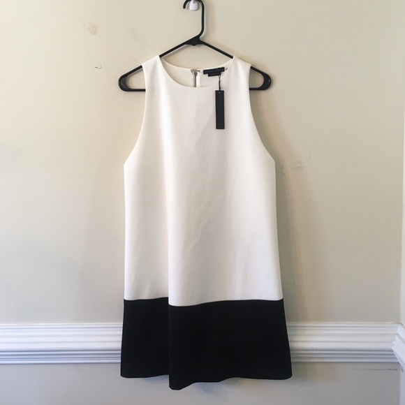 Alice and Olivia black and off white dress - Picture 1 of 3
